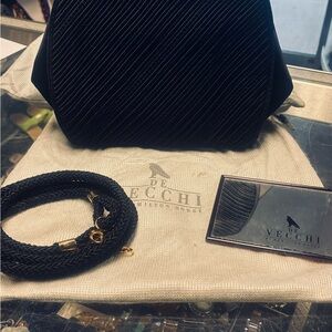 Vintage De Vecchi by Hamilton Hodge Clutch - New Old Stock -